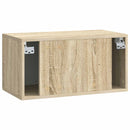 Væghængt TV-skab Sonoma-eg 59,5 x 31 x 30 cm Konstrueret træ