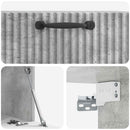 Væghængt TV-skab Betongrå 59,5 x 31 x 30 cm Konstrueret træ