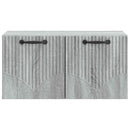 Væghængt TV-skab Vægmonteret Grå sonoma-eg 59,5 x 31 x 30 cm
