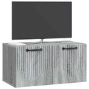 Væghængt TV-skab Vægmonteret Grå sonoma-eg 59,5 x 31 x 30 cm