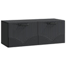 Væghængt TV-skab Sort 78,5 x 31 x 30 cm Konstrueret træ