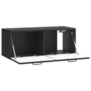 Væghængt TV-skab Sort 78,5 x 31 x 30 cm Konstrueret træ