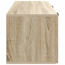 Væghængt TV-skab Sonoma-eg 78,5 x 31 x 30 cm Konstrueret træ