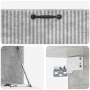 Væghængt TV-skab Betongrå 78,5 x 31 x 30 cm Konstrueret træ