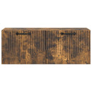 Væghængt TV-skab Røget eg 78,5 x 31 x 30 cm Konstrueret træ