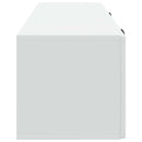 Væghængt TV-skab Hvid 98 x 31 x 30 cm Konstrueret træ