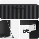 Væghængt TV-skab Sort 98 x 31 x 30 cm Konstrueret træ