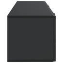 Væghængt TV-skab Sort 98 x 31 x 30 cm Konstrueret træ