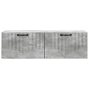 Væghængt TV-skab Betongrå 98 x 31 x 30 cm Konstrueret træ