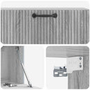 Væghængt TV-skab Grå sonoma-eg 98 x 31 x 30 cm Konstrueret træ