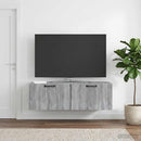 Væghængt TV-skab Grå sonoma-eg 98 x 31 x 30 cm Konstrueret træ