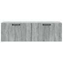 Væghængt TV-skab Grå sonoma-eg 98 x 31 x 30 cm Konstrueret træ