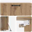 Væghængt TV-skab Artisan-eg 98 x 31 x 30 cm Konstrueret træ