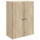 Vægmonteret skab Sonoma-eg 66 x 34,5 x 90 cm Konstrueret træ
