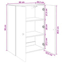 Vægmonteret skab Sonoma-eg 66 x 34,5 x 90 cm Konstrueret træ
