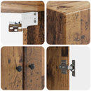 Vægmonteret skab Gammelt træ 66 x 34,5 x 90 cm Konstrueret træ