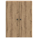 Vægmonteret skab 66 x 34,5 x 90 cm Konstrueret træ Artisan-eg