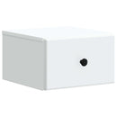 Væghængt Natbord 2 pcs Hvid 34,5 x 33 x 20 cm Konstrueret træ