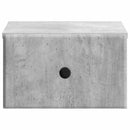 Væghængt Natbord Betongrå 34,5 x 33 x 20 cm Konstrueret træ