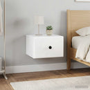 Væghængt Natbord 2 pcs Hvid højglans 34,5 x 33 x 20 cm