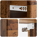 Væghængt Natbord med skuffe 2 pcs Gammelt træ 34,5 x 33 x 20 cm