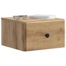 Væghængt Natbord med skuffe 2 pcs Artisan-eg 34,5 x 33 x 20 cm
