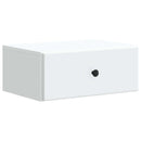 Væghængt Natbord 2 pcs Hvid 49 x 34,5 x 20 cm Konstrueret træ