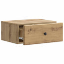 Væghængt Natbord med skuffe 2 pcs Artisan-eg 49 x 34,5 x 20 cm