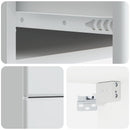 Væghængt Natbord 2 pcs Hvid 34,5 x 33 x 40 cm Konstrueret træ