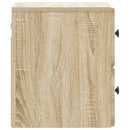 Væghængt Natbord med skuffe 2 pcs Sonoma-eg 34,5 x 33 x 40 cm