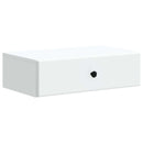 Væghængt Sideskab Hvid 59 x 34,5 x 17 cm Konstrueret træ