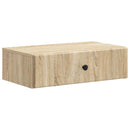 Væghængt Sideskab Sonoma-eg 59 x 34,5 x 17 cm Konstrueret træ
