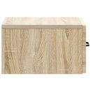 Væghængt Sideskab Sonoma-eg 59 x 34,5 x 17 cm Konstrueret træ