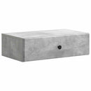Væghængt Sideskab Betongrå 59 x 34,5 x 17 cm Konstrueret træ