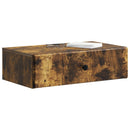 Væghængt Sideskab Røget eg 59 x 34,5 x 17 cm Konstrueret træ