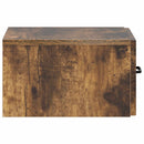 Væghængt Sideskab Røget eg 59 x 34,5 x 17 cm Konstrueret træ