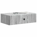 Væghængt Sideskab Grå sonoma-eg 59 x 34,5 x 17 cm