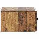 Væghængt Sideskab Gammelt træ 59 x 34,5 x 17 cm Konstrueret træ