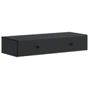 Væghængt Sideskab Sort 87,5 x 34,5 x 17 cm Konstrueret træ