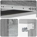 Væghængt Sideskab Grå sonoma-eg 87,5 x 34,5 x 17 cm