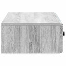 Væghængt Sideskab Grå sonoma-eg 87,5 x 34,5 x 17 cm