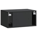 Væghængt TV-skab 59,5 x 41 x 30 cm Sort Konstrueret træ