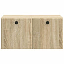 Væghængt TV-skab 59,5 x 41 x 30 cm Sonoma-eg Konstrueret træ