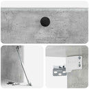 Væghængt TV-skab 59,5 x 41 x 30 cm Betongrå Konstrueret træ