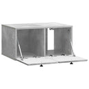 Væghængt TV-skab 59,5 x 41 x 30 cm Betongrå Konstrueret træ