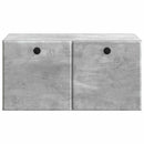 Væghængt TV-skab 59,5 x 41 x 30 cm Betongrå Konstrueret træ