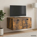 Væghængt TV-skab 59,5 x 41 x 30 cm Røget eg Konstrueret træ