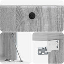 Væghængt TV-skab 59,5 x 41 x 30 cm Grå Sonoma Konstrueret træ