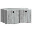 Væghængt TV-skab 59,5 x 41 x 30 cm Grå Sonoma Konstrueret træ