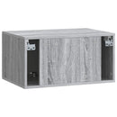 Væghængt TV-skab 59,5 x 41 x 30 cm Grå Sonoma Konstrueret træ